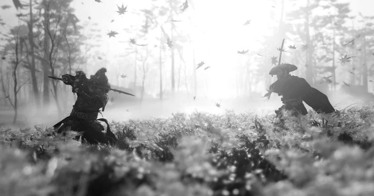Ghost of Tsushima: поле травы и ветер в спину