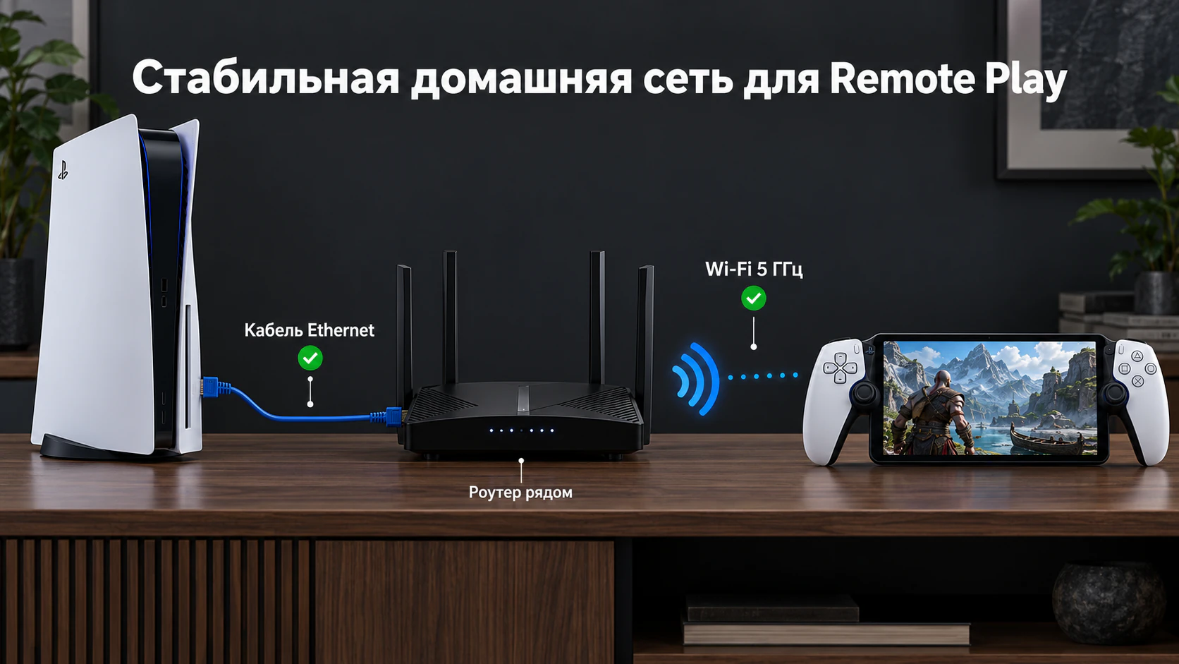 Стабильная домашняя сеть для Remote Play