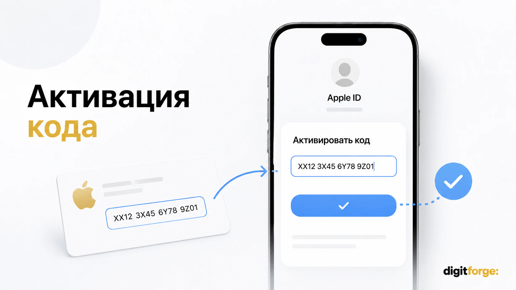 Покупка и активация подарочной карты